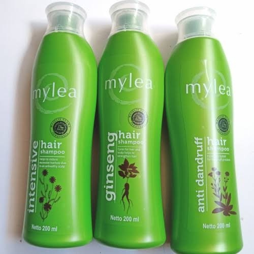 MY LEA SHAMPO/ Shampoo Perawatan Rambut Rontok Mylea shampo Gingseng/Intensive/Dandruf 200ml