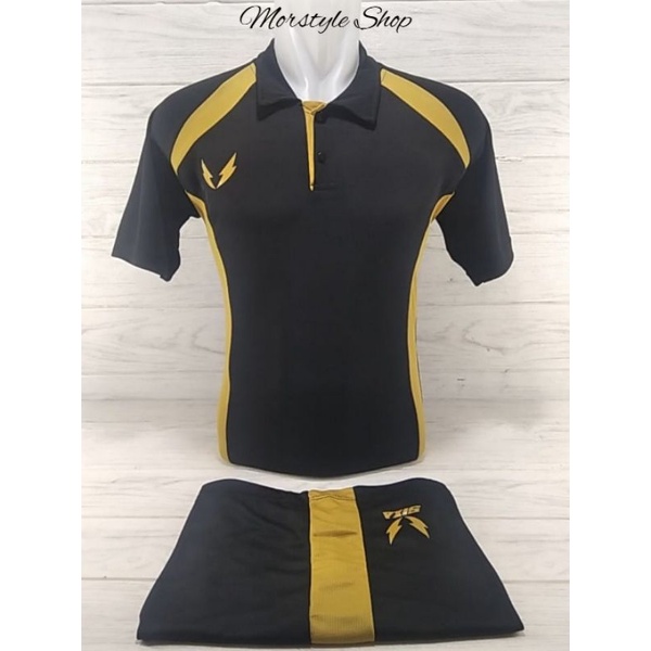 Setelan Baju Bola Baju Futsal  Berkerah Jersey Dewasa