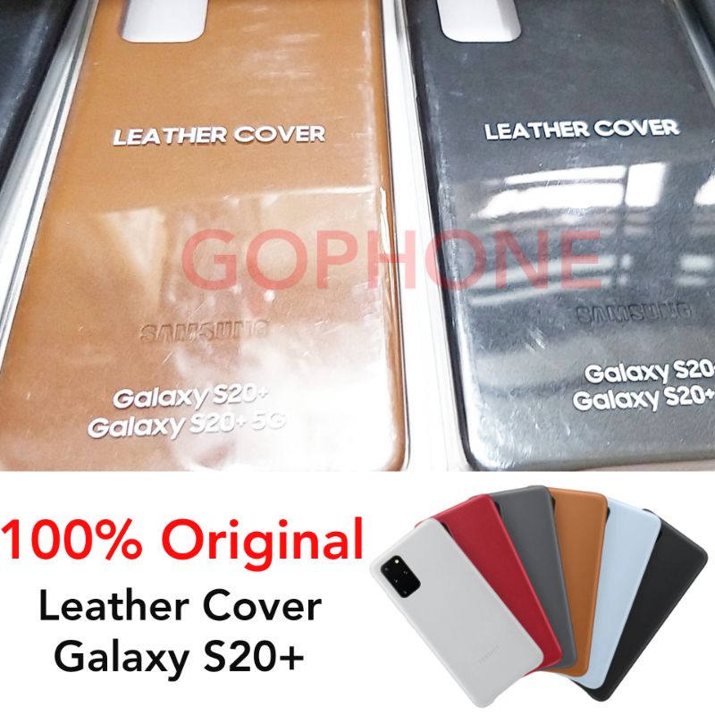 Samsung Galaxy S20 Ultra Plus Original S20+ Leather Cover Ssrung Kulit Case Kesing Casing