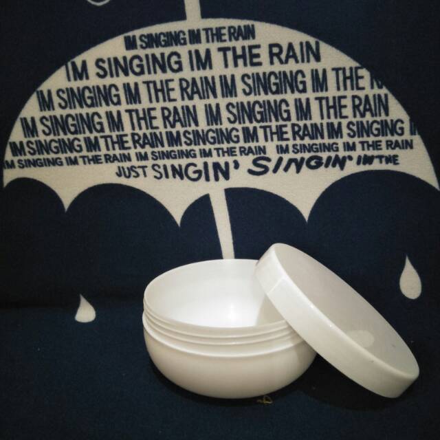 Pot lulur mangkok putih 100gr