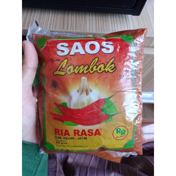 

ria rasa saus Lombok 450gr