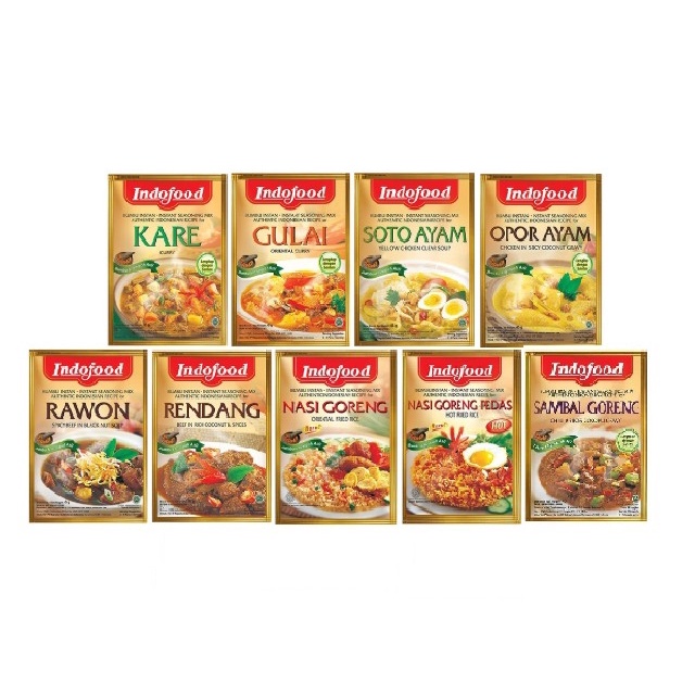 

Indofood Bumbu Instan / Bumbu Masak Instan Aneka Rasa / Bahan Masakan
