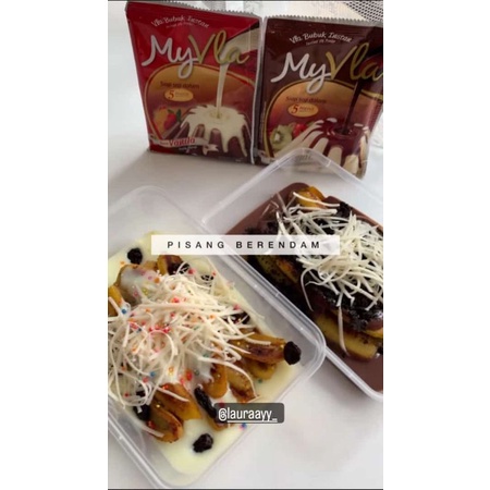 

Dessert pisang berendam