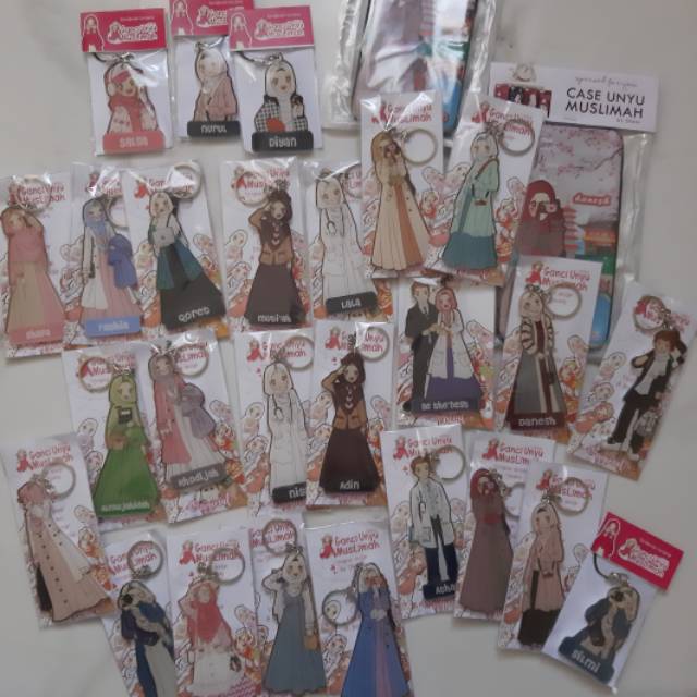 

READY STOCK Souvenir Gantungan Kunci Muslimah