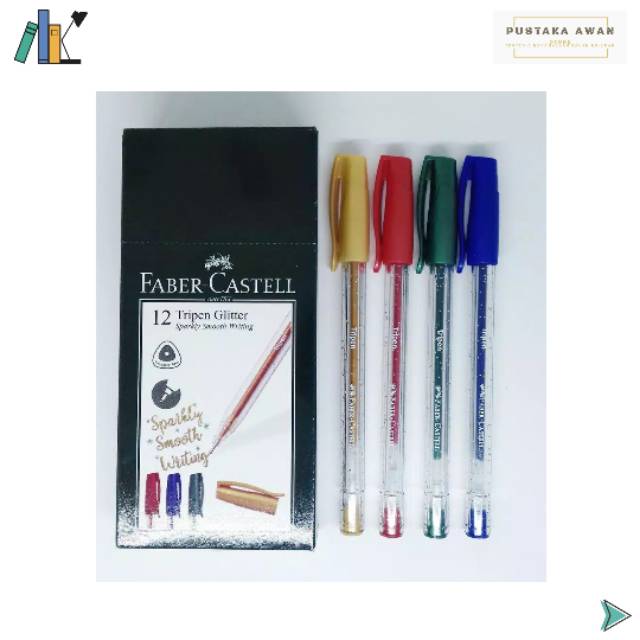 

BOLPOIN TRIPEN GLITTER - FABER CASTELL