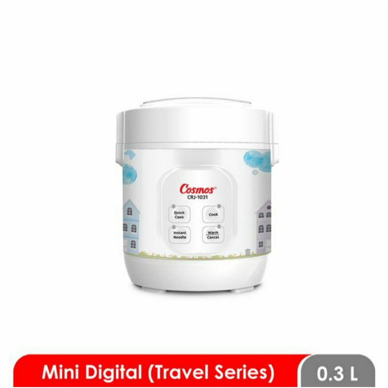 Rice Cooker Mini Cosmos CRJ 1031 0,3 Liter Rice Cooker Travel Series Magic Com Mini Cosmos