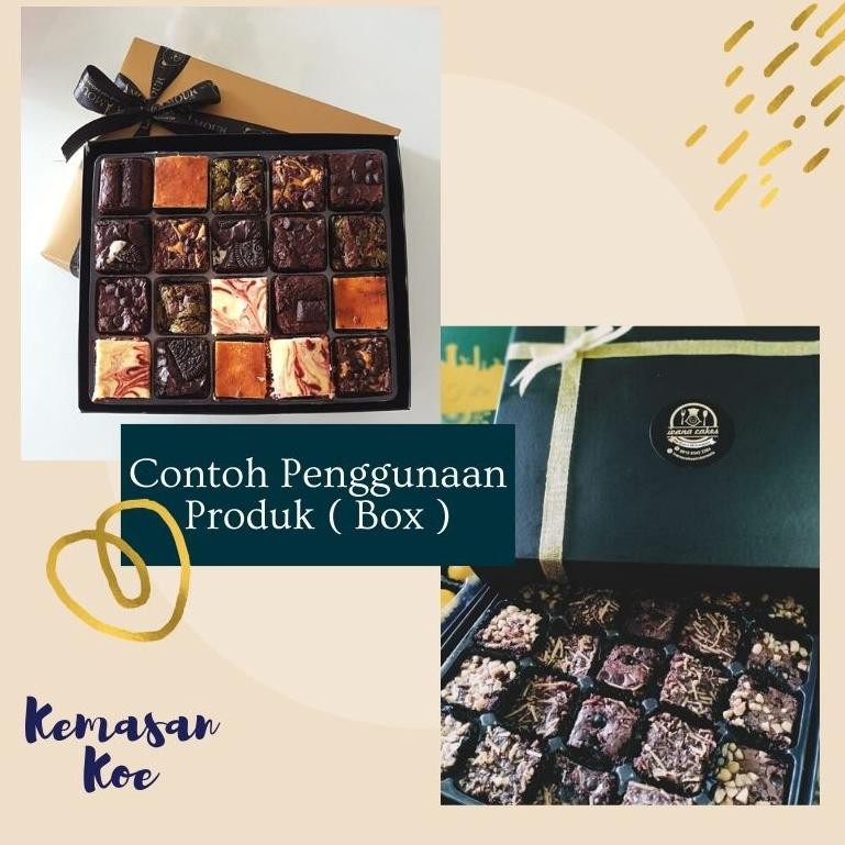 

[KODE 2992] (10 SET) BOX PACKAGING MAKANAN DUS PACKAGING KARTON BOX KUE KRAFT BOX KUE PACKAGING BOX