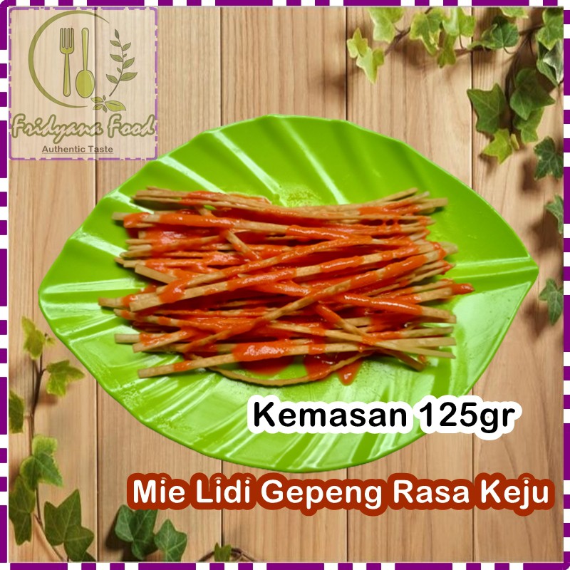 

125GR MIE LIDI GEPENG KEJU/MI LIDI GEPENG/MIELIDI MILIDI/MI LIDI/MIE BITING/MI BITING RASA KEJU