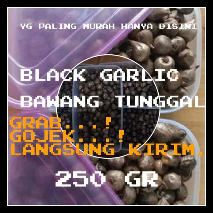 

BAWANG PUTIH HITAM TUNGGAL-BAWANG HITAM LANANG SIUNG-BLACK GARLIC 250G
