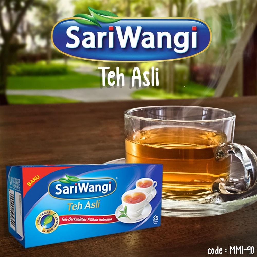 

SARI WANGI TEH MELATI TEH CELUP & SARI WANGI TEH asli 25 kantong