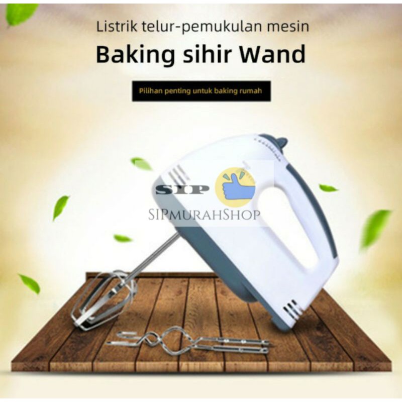 Pengocok Telur Pengaduk Stainless 7 Kecepatan Kocokan Adonan Telur Elektrik Serbaguna / HAND MIXER ADVANCE 7 SPEED / KOCOKAN ADONAN OTOMATIS ELEKTRIK / SUPER HAND MIXER ADONAN DAPUR ELEKTRIK MULTIFUNGSI Pengaduk Adonan 7 Level Pengocok Telur Elektrik