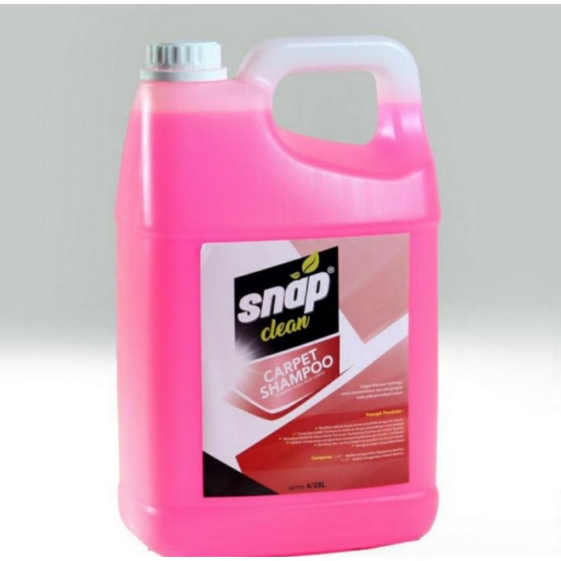 snap clean carpet shampoo cairan pembersih karpet 4L ojol