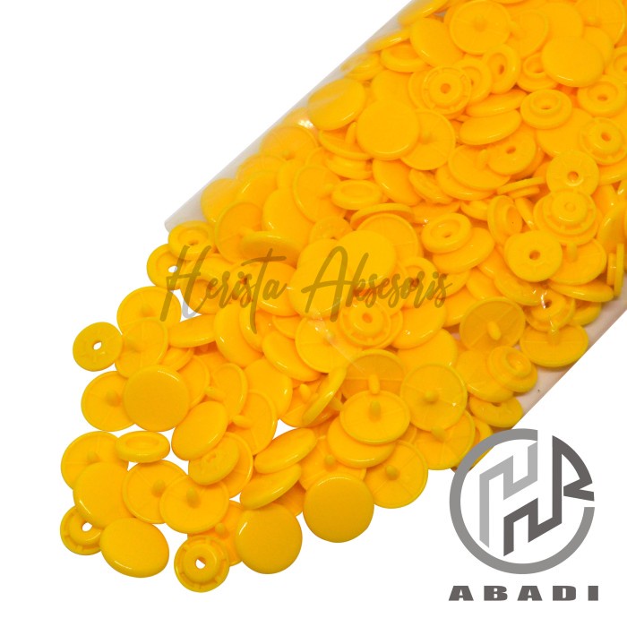 144 KANCING CETET PLASTIK SNAP JEPRET KC 15 MM