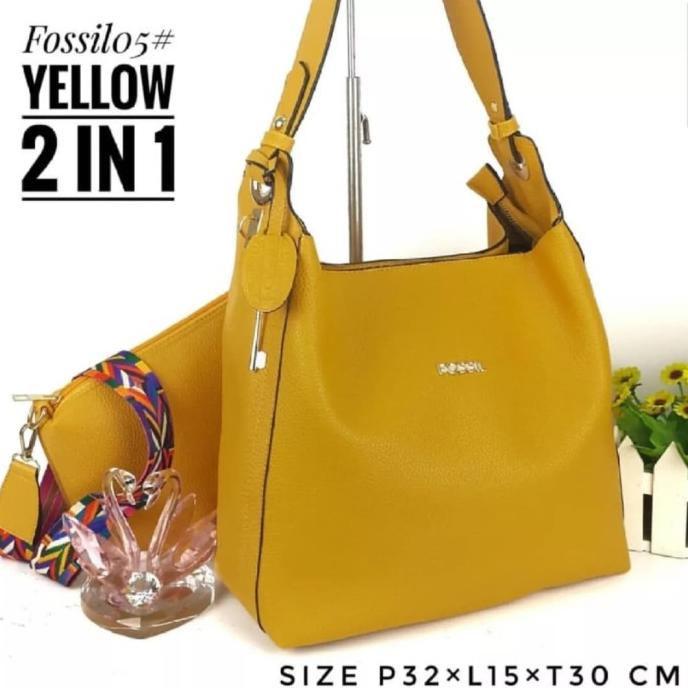 Tas Murah Tas Wanita Fosil Nada - Kuning