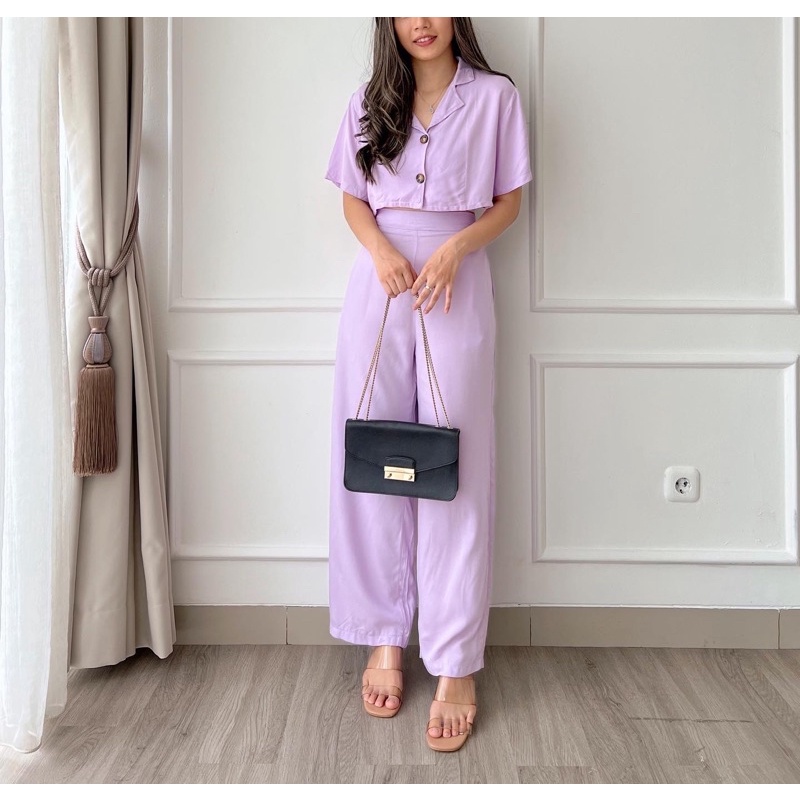 HERFIT set nataly / setelan santai / 8870-Lilac