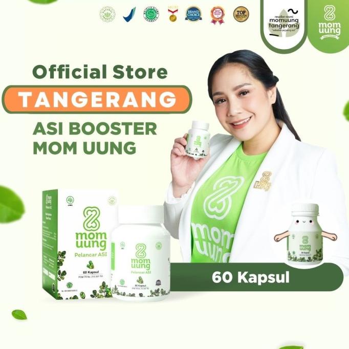 AGEN RESMI TANGERANG ASI BOOSTER KELORCAP MOM UUNG PELANCAR ASI