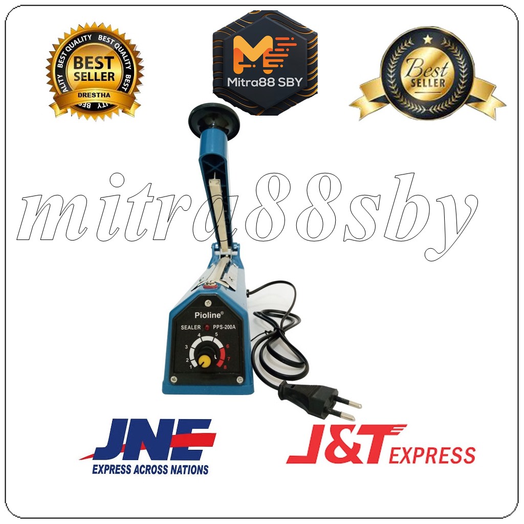 Mitra88sby Impulse Sealer Alat Press Perekat Plastik 20 CM PIOLINE 8200 PFS