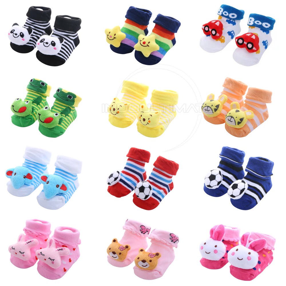 Kaos Kaki Bayi Newborn Baru Lahir Kaos Kaki Bayi Laki-Laki Perempuan SY-0622 Kaos Kaki Motif Karakter Baby Socks Sock Pelindung Kaki Bayi Alas Kaki Bayi Sarung Kaki Bayi