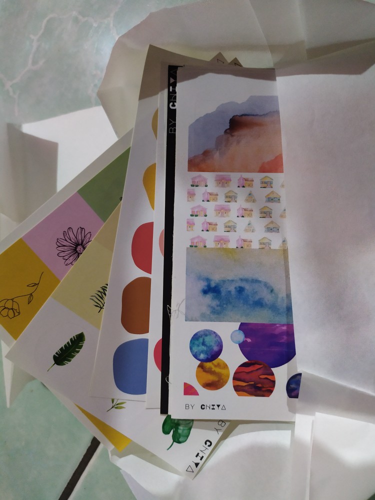 Sticker Bentuk Hati Heart Sticker