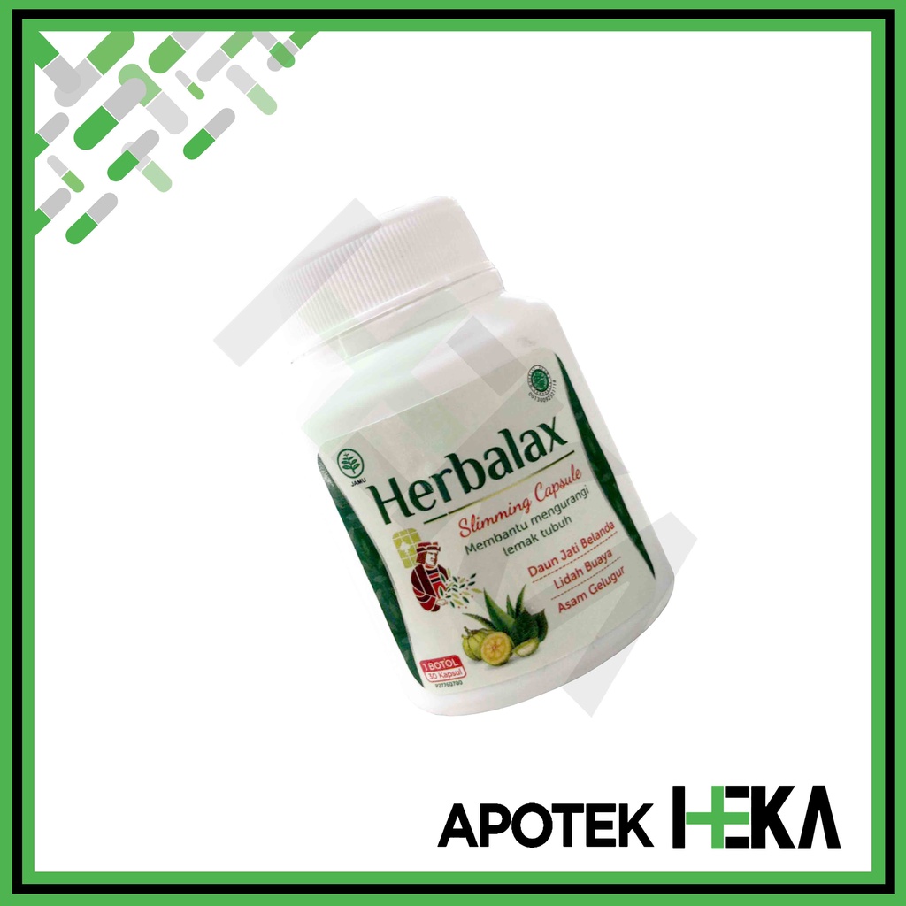 Herbalax Botol isi 30 Kapsul - Obat Pelangsing Penurun Berat Badan (SEMARANG)