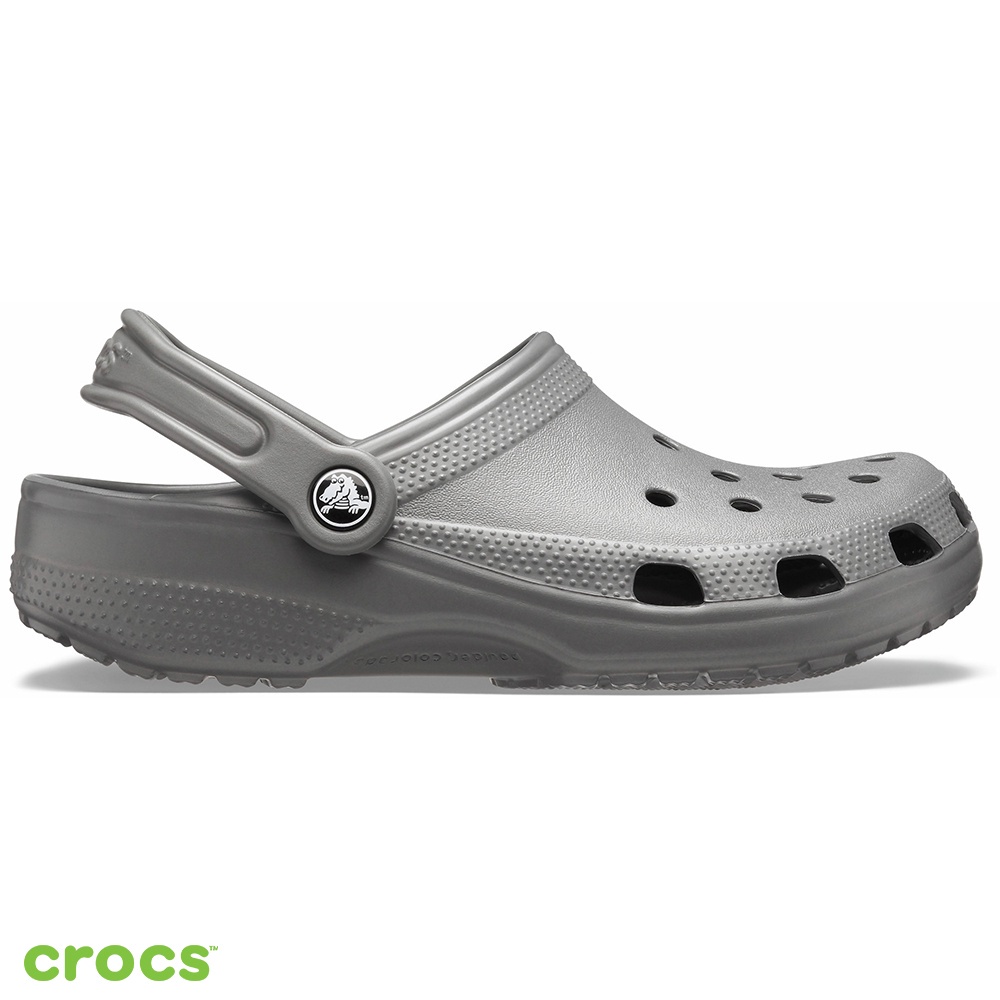 Crocs Classic Clog / Sandal Pria dan Wanita / Slop Unisex  / Crocs Unisex / Sandal Unisex / Sandal Tahan Air - GRAY -10001-0DA