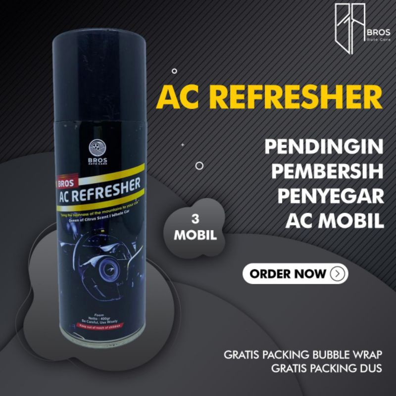 Ac Refresher Pembersih Ac Mobil Dengan Wangi Lemon Segar
