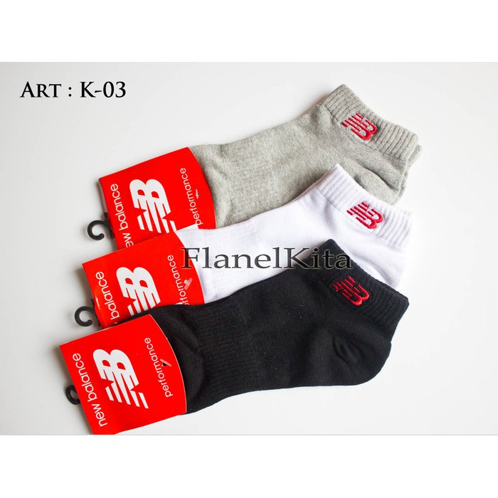 KAOS KAKI NB NEW BALANCE NEWBALANCE Sport PREMIUM mata kaki Olahraga Futsal Gym Unisex Original