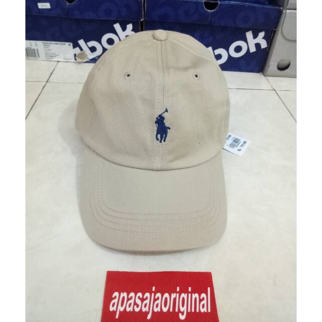 Topi Cap Caps Polo Cream Original BNWT Resmi Store
