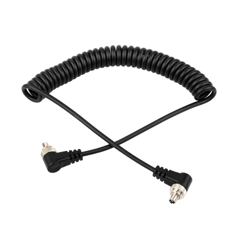 Btsg M-M Kabel Sync Pc Male Ke Male Dengan Kunci Sekrup Untuk Kamera Canon / Nikon