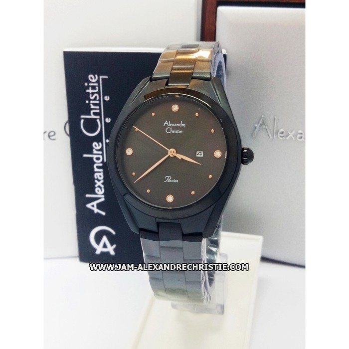 Jam Tangan Wanita Alexandre Christie Original AC 2789 LD FBL