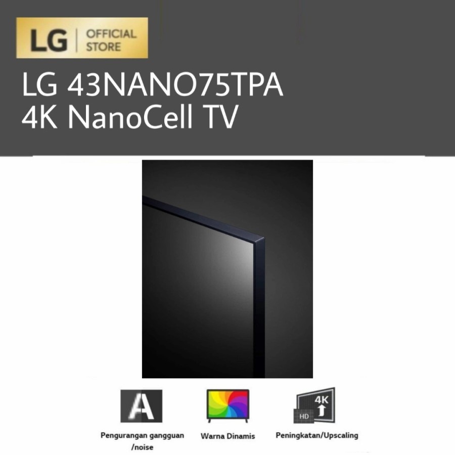 LG 43NANO75TPA 4K NanoCell TV