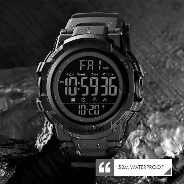 Jam Skmei 1568 original bergaransi free carton box