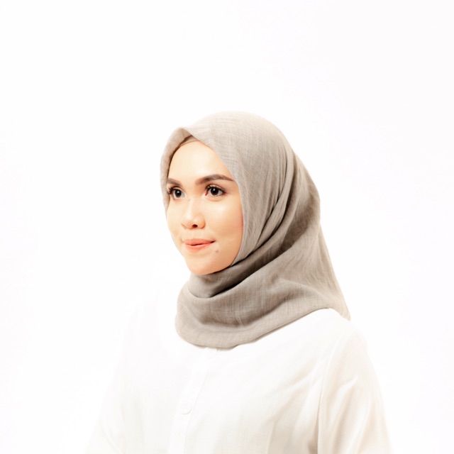 Hijab katun polos ( cotton voile scarf ) - 8 warna