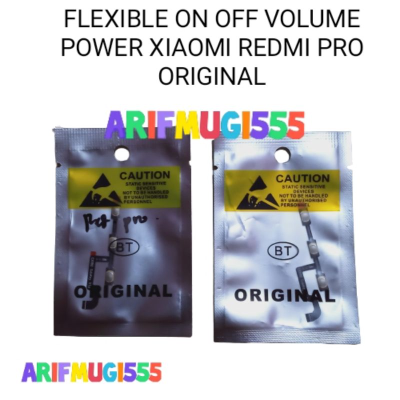 Flexible Flexible Tombol Power On Off Volume Xiaomi Redmi Pro Original