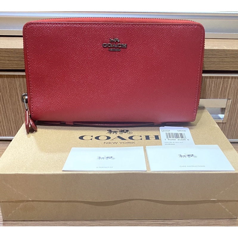 PROMO Brand New Dompet ORI Coach (Double Zip) lengkap dengan Box Dijamin Asli dari Coach New York