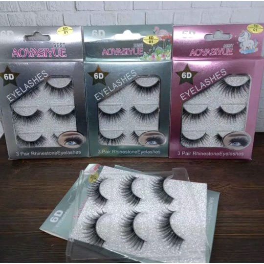 Bulu Mata 6D Isi 3 / 8D Isi 2 Eyelashes
