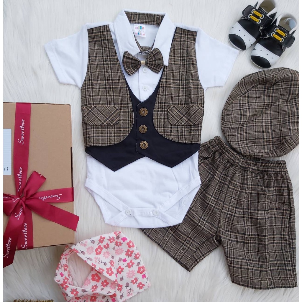 HAMPERS BABY BOY JUMPER Suspender Banyak Varian 0-1 tahun  kado anak  baby gift  Hampers bayi