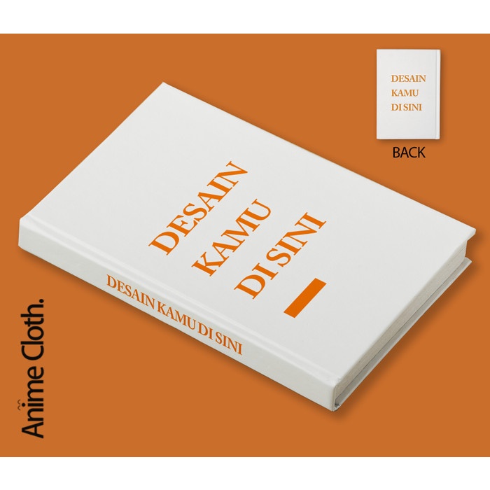 

[RESTOCK] Notebook Custom Buku Jurnal Catatan Diary Desain Bebas Hardcover - Bergaris 100lbr