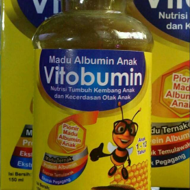 

VITOBUMIN MADU TUMBUH KEMBANG ANAK DAN MENCERDASKAN OTAK