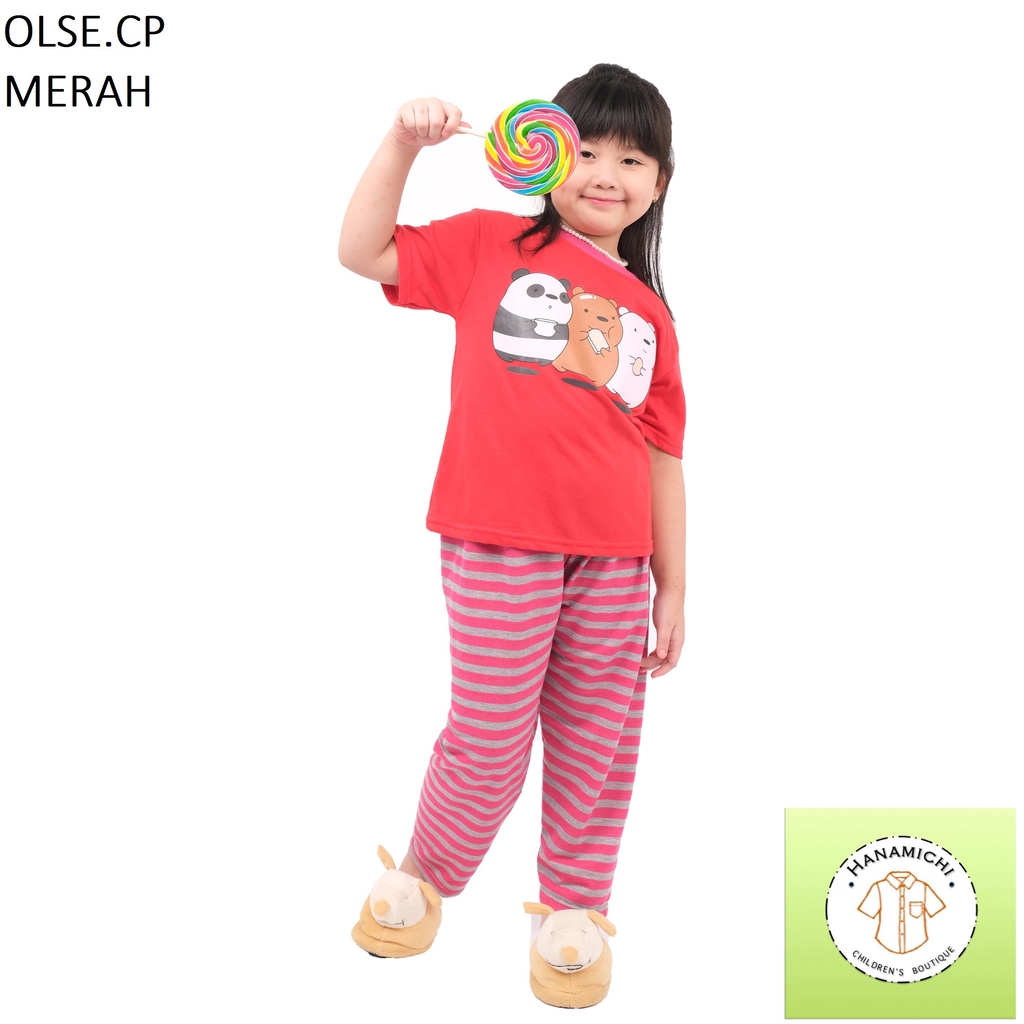 Hanamichi OLSE.CP Baju Tidur Anak Lengan Pendek