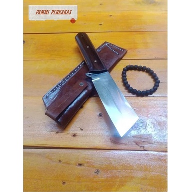 Pisau Seset Kulit - Pisau Chopper Mini Seset Bambu Ngupas Kulit Cacah Daging - Vivistecolection