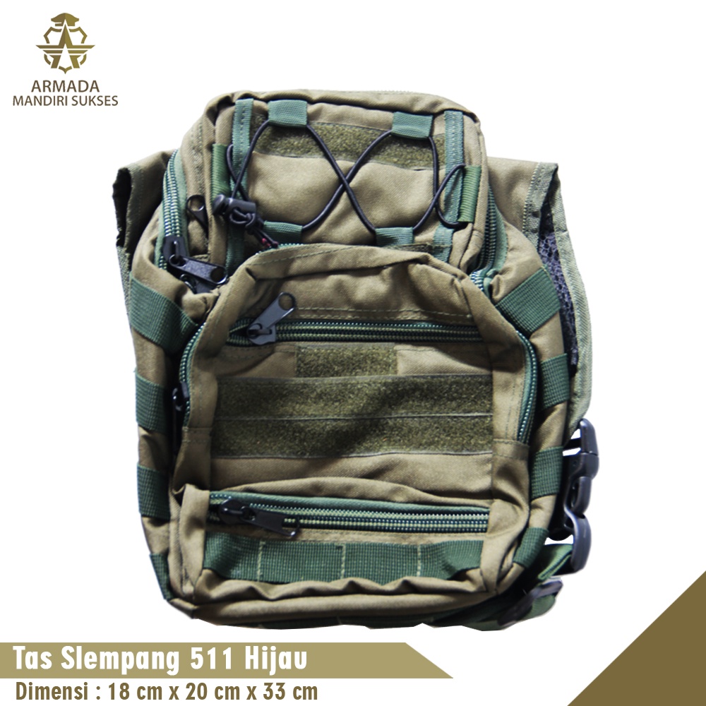 Tas Selempang Libanon Loreng - Sling Bag Libanon Loreng