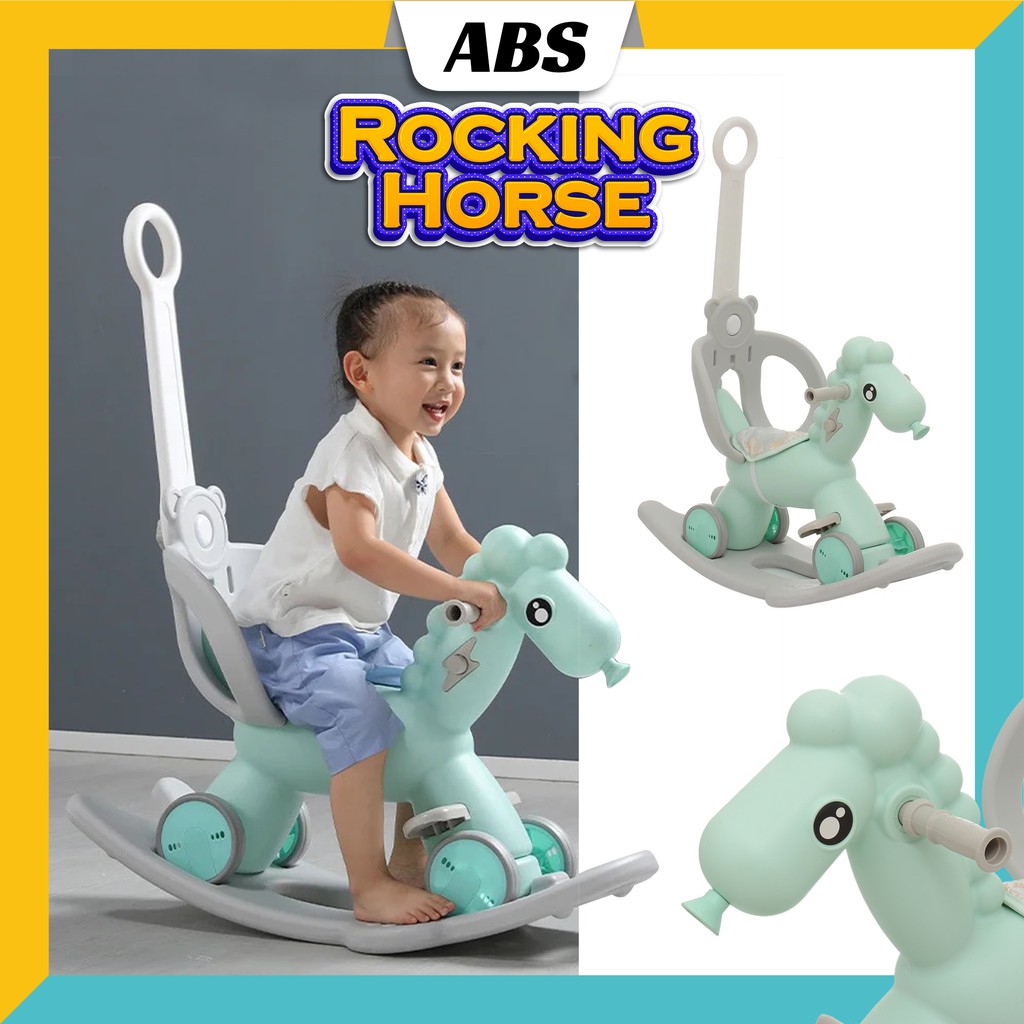 ABS Kereta Kuda Mainan Dorong Kuda Kudaan Anak Kualitas ABS Kereta Kuda Mainan Dorong Kuda Kudaan Anak Kualitas
