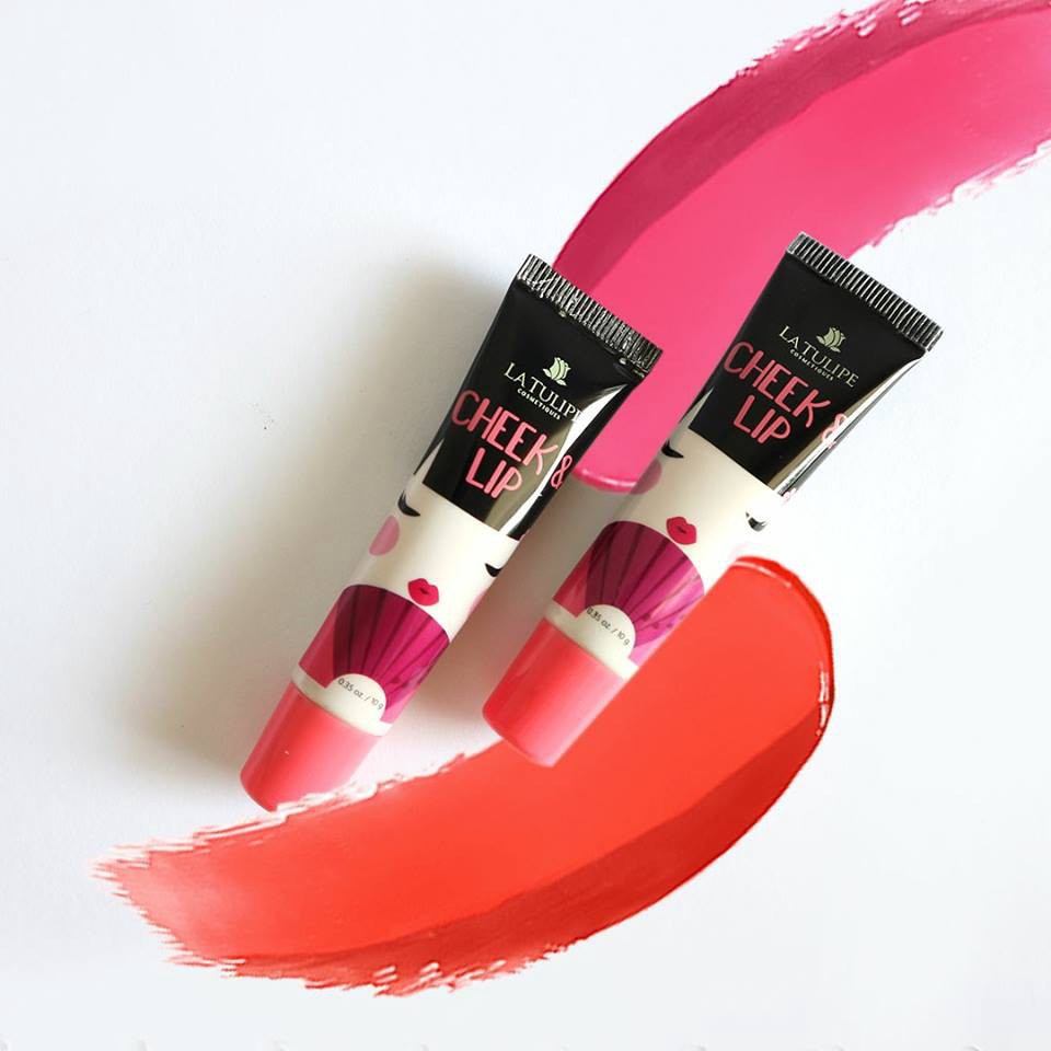 la tulipe cheek &amp; lip / lipstick &amp; blush on cream