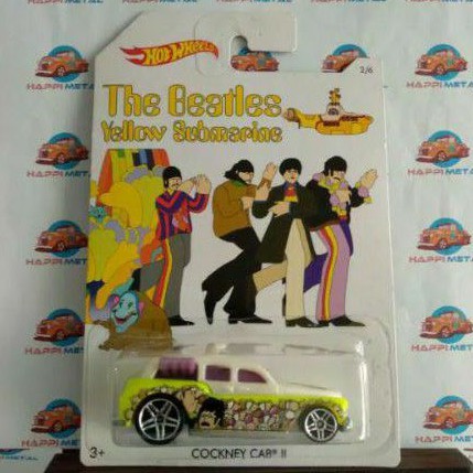 Hot Wheels Hotwheels Cockney Cab The Beatles Yellow Submarine