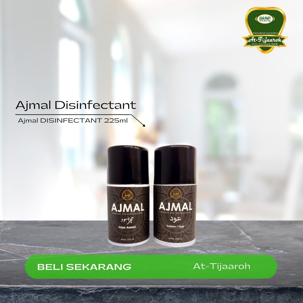 AJMAL - PREMIUM AIR DISINFECTANT HAJAR ASWAD 225Ml