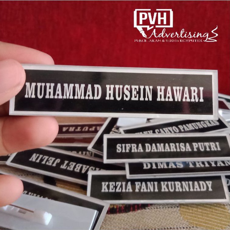 

Papan Nama, Nametag, Nama Dada