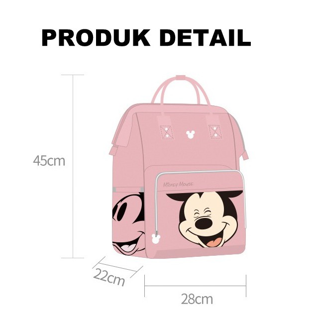 NEW PROMO TAS DIAPER DISNEY NAUGHTY SERIES ORIGINAL