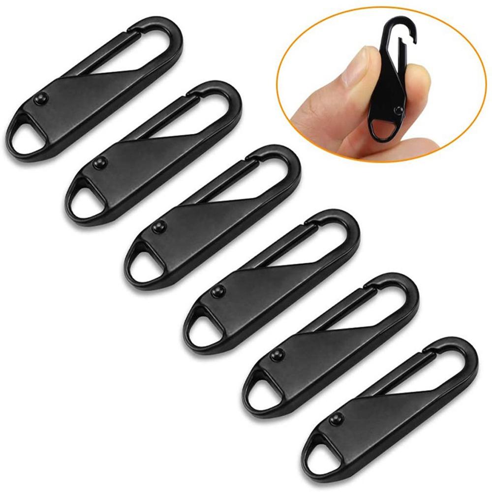 [Elegan] Zipper Repair Kit Detachable Fashion Zipper Fixer Jahit Aksesoris Kepala Ritsleting Logam