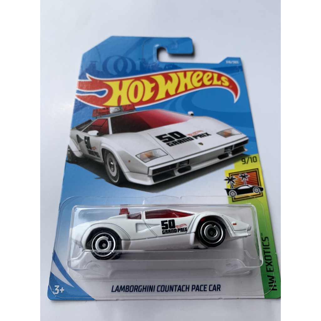 HOT WHEELS HOTWHEELS LAMBORGHINI COUNTACH PUTIH MERAH MOBIL POLICE POLISI MURAH LANGKA ORIGINAL BARU